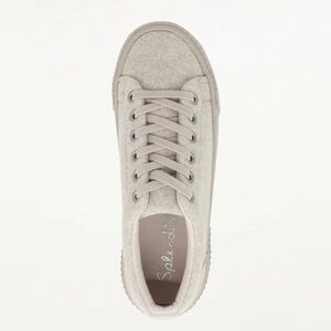 Splendid Trinity Low Top Lace Up Sneaker Shoes in Oatmeal - NWT